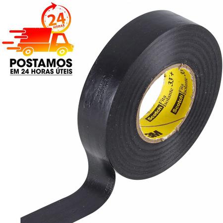 Imagem de Fita Isolante 33+ 19 mm X 20 Mts Antichama 105ºc 3m Scotch