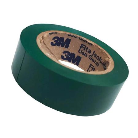 Imagem de Fita Isolante 3M Imperial Verde 10 Unidades 18mm x 10m