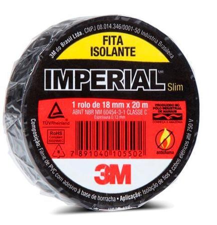 Imagem de Fita Isolante Imperial Slim 18mm x 20m - 3M