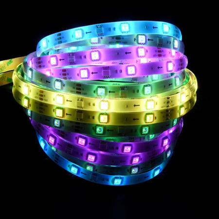 Imagem de Fita Led 5050 Com Silicone RGB Com Controle 5 Metros