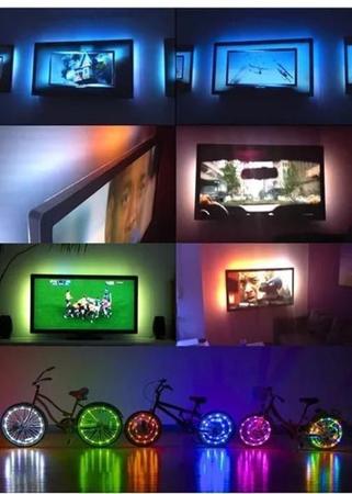 Imagem de Fita Led 5050 Rgb Colorida 5Mt 16 Cores + Fonte + Controle