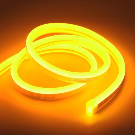 Imagem de Fita Led Luz Neon Prova D'água Embiente Externo Super Brilhante Amarelo FITANEONAMFON