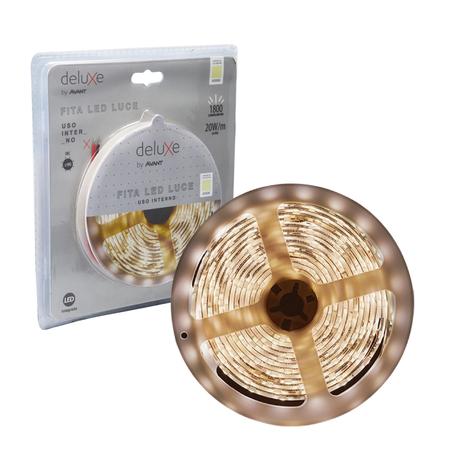 Imagem de Fita Led Rolo 5 Metros 720Led Por Metro 24v 20w Luz Branco 4000k ip20 1800 Lumens Luce - Avant