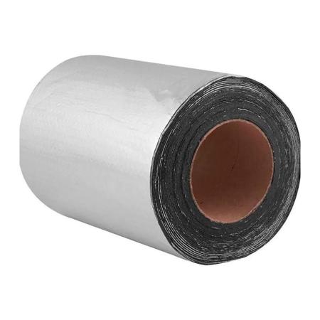 Fita Autoadesiva Viaflex Manta Asfaltica Aluminizada 5cm X 10m Viapol