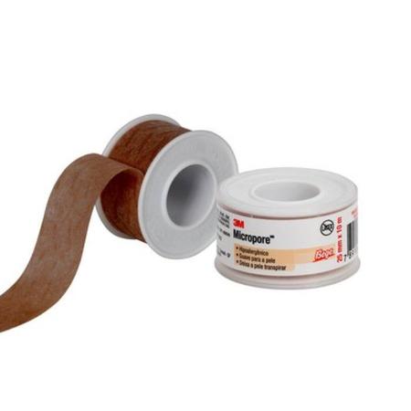 Fita micropore 25mm x 10 m bege (rolo) 1533 - 3m consumo Imagem de Fita micropore 25mm x 10 m bege (rolo) 1533 - 3m consumo