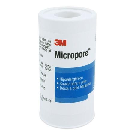 Imagem de Fita Micropore Hipoalergênica 100mm x 10m Branca - 3M