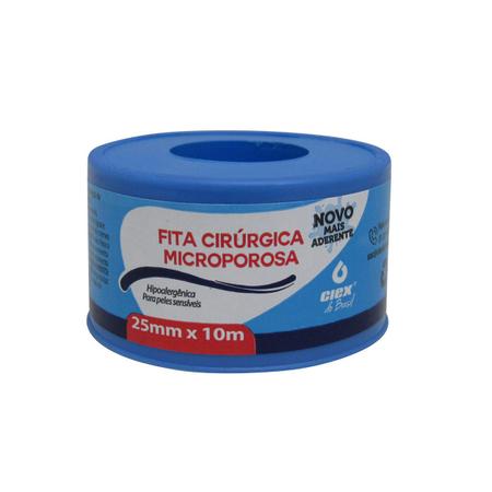 Imagem de Fita Microporosa Hipoalergênica 25mm x 10m Ciex