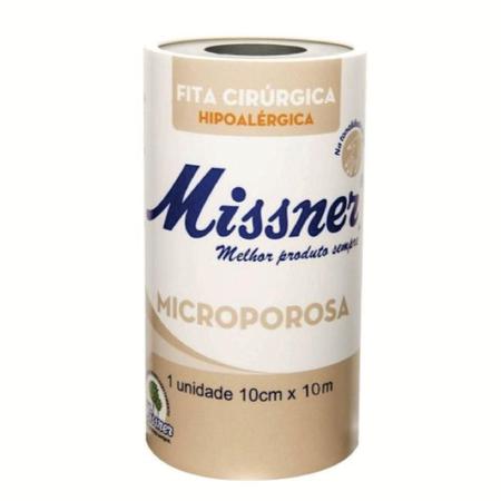 Imagem de Fita Microporosa Missner Bege 10 Cm X 10 M