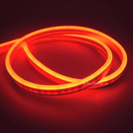 Imagem de Fita Neon LED 2835 Flexível 5 Metros Alta Qualidade De Brilho De Silicone Potente FITANEONVMFON