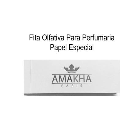Imagem de Fita Olfativa Bloco Papel Especial Para Prova Perfume Amakha - Kit Com 500 Unidades da Fita / 5 Blocos com 100 Unidades