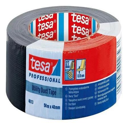 Imagem de Fita Silver Tape Preta 48Mmx50M Profissional Tesa Importado