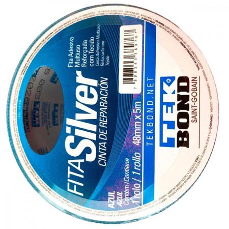 Imagem de Fita Silver Tape Tekbond 48Mm X 5M Azul