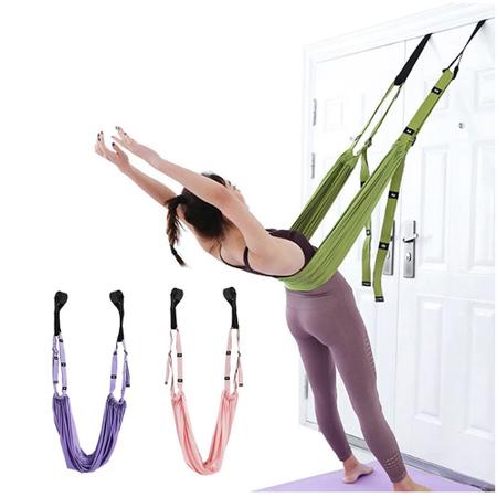 Imagem de Fita Suspensa Yoga Exercício Aero Pilates Corda Rede Fitness