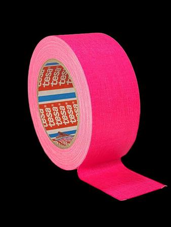 Imagem de Fita Tecido Gaffer Tape Tesa 48mm X 25m Rosa Fluorescente