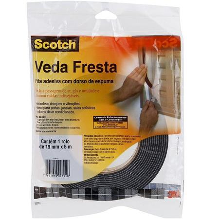 Fita Veda Fresta 3M SCOTCH 19MM X 5M F3M Imagem de Fita Veda Fresta 3M SCOTCH 19MM X 5M F3M