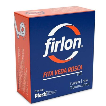 Imagem de Fita Veda Rosca Firlon 18mm x 10m - Plastifluor - Filon