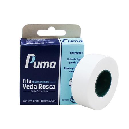 Imagem de Fita Veda Roscas de 18 mm x 25 m Puma