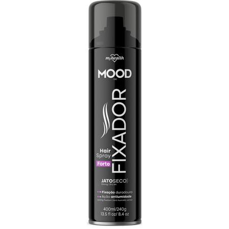 Fixador Cabelo Spray Mood My Health Profissional Salão - Myhealth Imagem de Fixador Cabelo Spray Mood My Health Profissional Salão