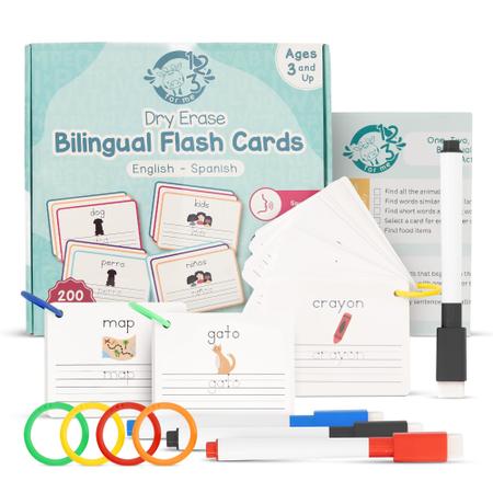 Imagem de Flash Cards Um, dois, três 4 me Inglês-Espanhol Kids 3+ Y