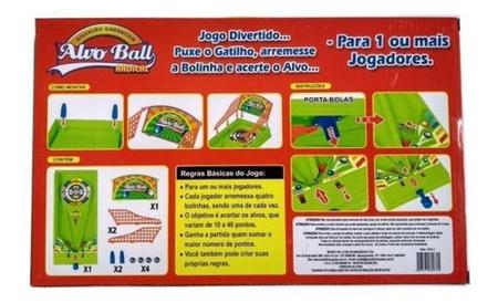 Jogo Alvo Game Ball Braskit Com 20 Bolinhas Jogo De Acertar o Alvo Mira  Pontaria - Jogo de Dardos - Magazine Luiza
