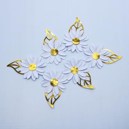 Imagem de Flor de Papel 3D Para Decoração de Bolo Nº4