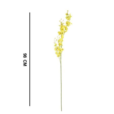 Imagem de Flor Orquídea Dançante Amarelo 98 cm - D'Rossi