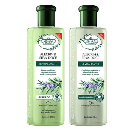 Imagem de Flores E Vegetais Alecrim E Erva Doce Kit Shampoo+ Condicionador