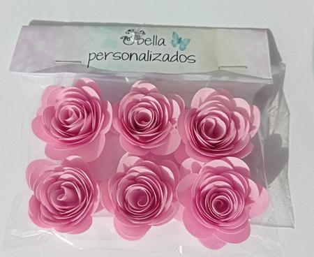Bolos Decorados: Bolo Decorado Feminino com flores em tons de rosa