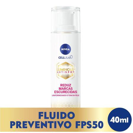 Imagem de Fluído Facial Nivea Luminous 630º Fps 50 - 40Ml