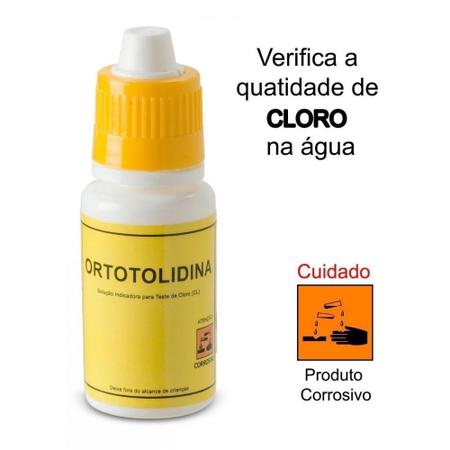 Imagem de Flutuador Grande + 8 Pastilhas de Cloro + Refil Reagente Ph e Cloro  Kit 