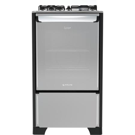 Imagem de Fogão 4 bocas Atlas New UTop Style mesa de inox - Bivolt