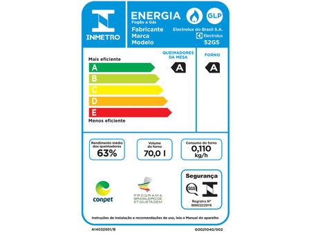 Imagem de Fogão 4 Bocas Electrolux Acendimento Automático