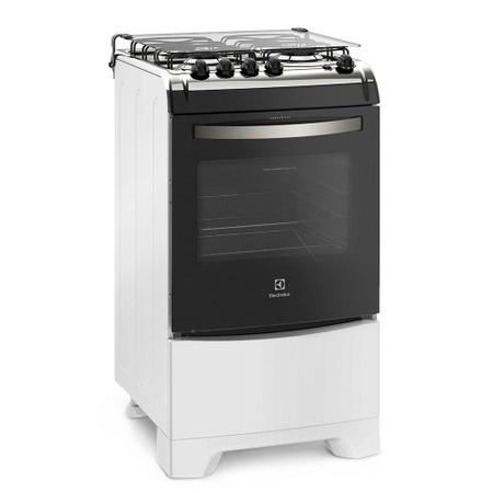 Imagem de Fogão 4 Bocas Electrolux Branco Automático com Forno de 70l e Vidro Interno Removível 52lbs