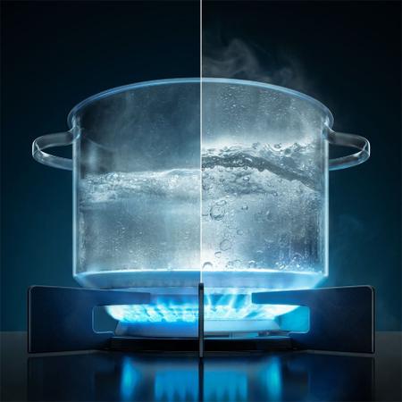 Imagem de Fogão 4 bocas Electrolux Experience com Mesa de Vidro, PerfectCook360 e VaporBake (FE4CP)