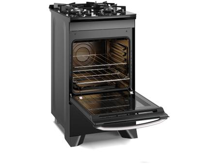 Imagem de Fogão 4 Bocas Electrolux Preto Acendimento Automático Efficient com PerfectCook FE4GP