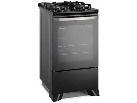 Imagem de Fogão 4 Bocas Electrolux Preto Acendimento Automático Efficient com PerfectCook FE4GP