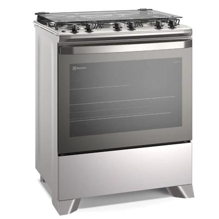 Imagem de Fogão 5 bocas Electrolux Efficient com Mesa Inox PerfectCook e VaporBake (FE5IC)