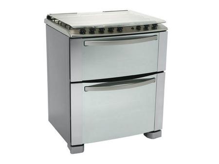 Imagem de Fogão 5 Bocas Grill Tripla Chama Inox 