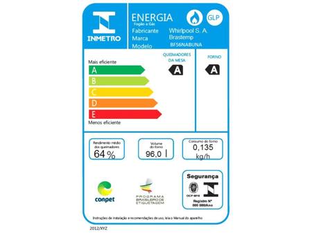 Imagem de Fogão 6 Bocas Brastemp Clean BFS6NABUNA