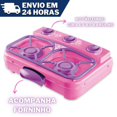 Imagem de Fogão Com Forninho Infantil Chef Cozinha Menina Brinquedo