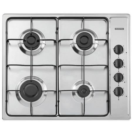 Imagem de Fogao cooktop tramontina inox brasil a gas 4 bocas 4gx 60