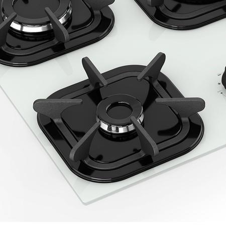 Imagem de Fogão Cooktop Tripla Chama - 05 Bocas - Mueller Branco - 601270004