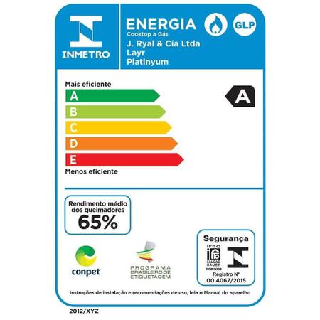 Imagem de Fogão de Mesa Layr 2 Bocas Platinum Inox