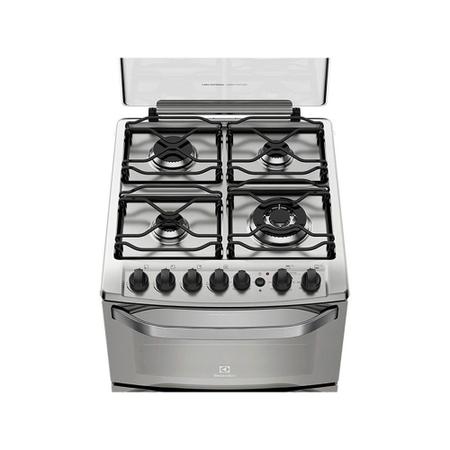 Imagem de Fogão Electrolux 4 Bocas 56DAX com Forno Duplo e Timer