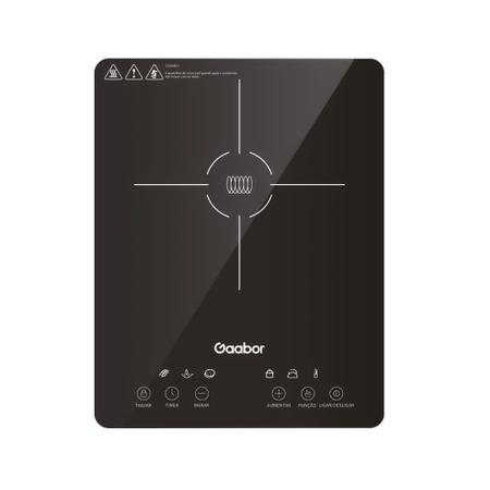 Imagem de Fogão Indução Cooktop 1 Boca Portátil Gaabor Digital Touch