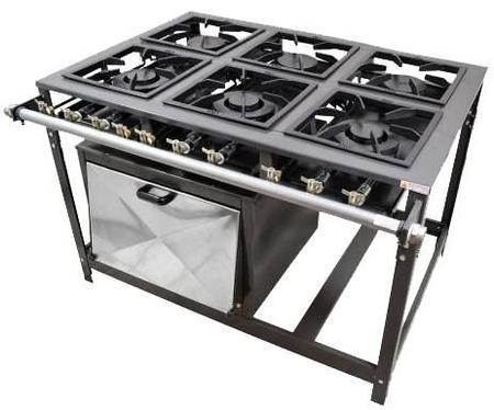 Imagem de Fogão Industrial 6 Bocas com Forno Gastromixx