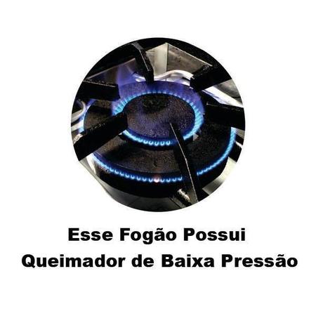 Imagem de Fogão Industrial com Forno e Chapa 6 Bocas - Cristalaço
