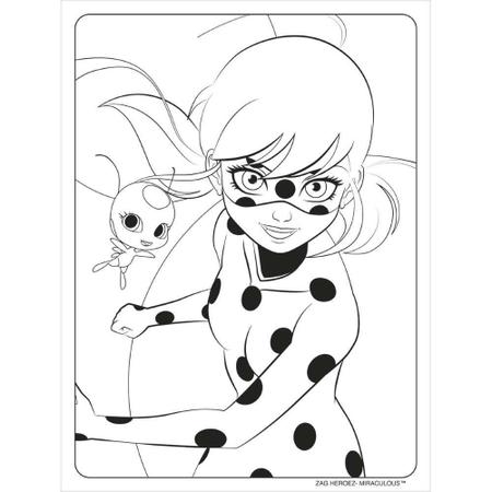 Desenhos da Ladybug para Colorir e Imprimir - Aprender a Desenhar