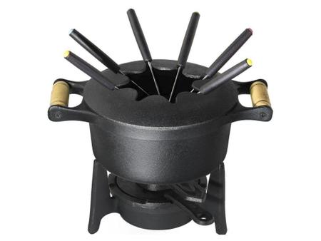 Imagem de Fondue A Álcool Completo Em Ferro Fundido Santana 18 Cm