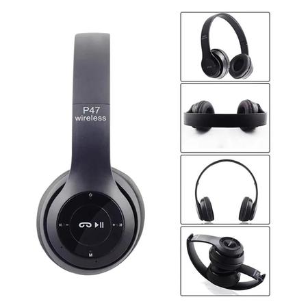 Fone de Ouido Headset Sem Fio Bluetooth Celular Pc Notebook tablet com  Microfone Musicas Gamer Jogos - prime - Headset com Fio - Magazine Luiza